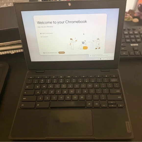 2 Chromebook Black Laptops